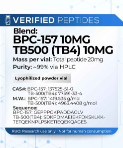 Blend: BPC-157 TB-500 Peptide (20MG)